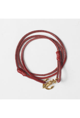 The Emancipated Soul Leather Bracelet: Brown