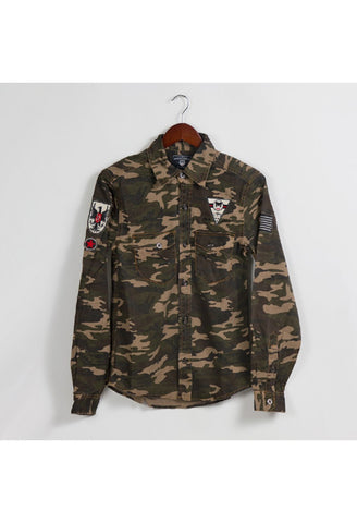 The Camouflage Fighter Button-Down