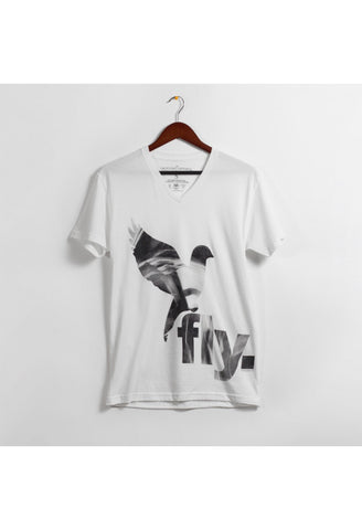 The Fly Tee: White