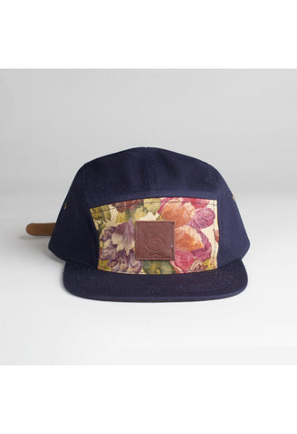 The Floral Pattern Five Panel Hat