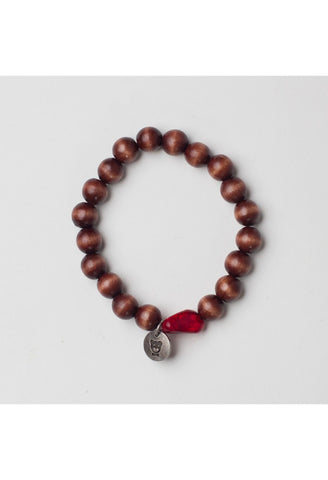 Dark Brown Wood Bracelet