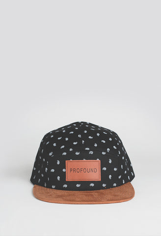 The Bandana Paisley Five Panel in Black