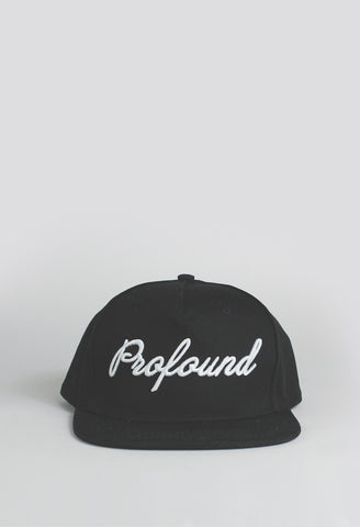 Signature Script Snap-Back in Black