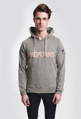 Corner Man Chenille Hoodie in Tri-Blend Heather Gray